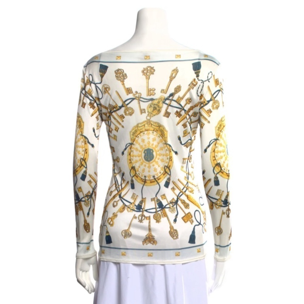 HERMÈS
Printed Bateau Neckline Top
Long sleeve - Picture 4 of 9